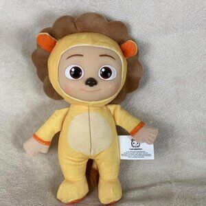 Cocomelon JJ Little Lion Yellow Plush Doll Soft Toy 9inchHard Face Stuffed Anima